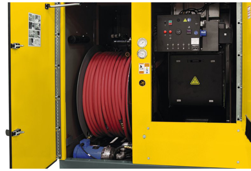 Аренда дезельного обогревателя в Москве с доставкой по Московской области для отопления и сушки больших помещений Wacker Neuson HP-252 2736 куб.м/час